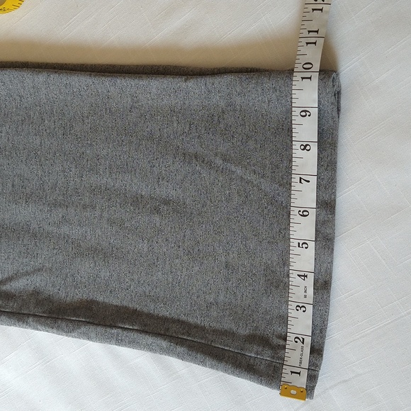 Express Trouser High Rise Wide Leg Gray Pants - Picture 17 of 17